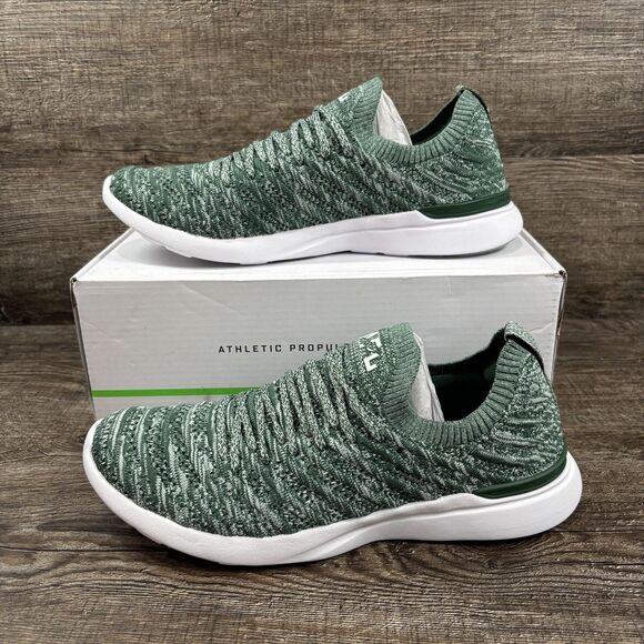 APL TechLoom Wave Shoes Women's 8.5 Green Peppermint Running Slip On - Picture 2 of 9